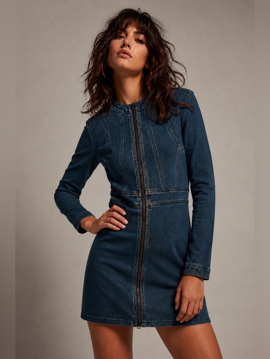 Triple Five Soul Dresses & Skirts - Triple five soul denim stretchy lightweight dress